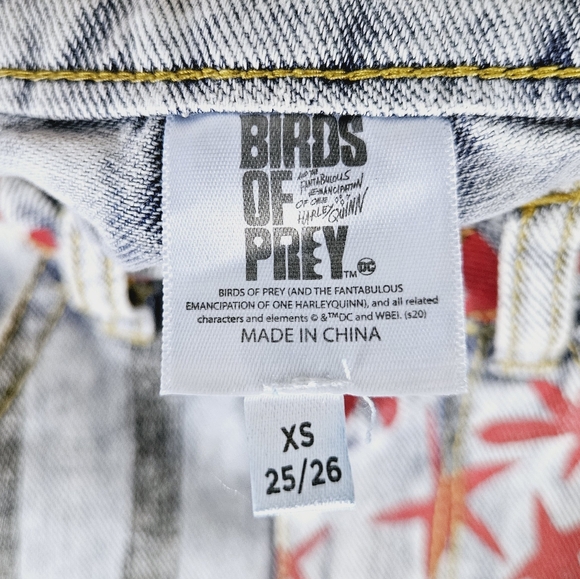 BIRDS OF PREY | stars & stripes cutoff distressed denim jean shorts - Picture 4 of 5